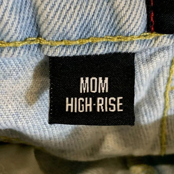 BDG Urban Outfitters Women's Mom High Rise Distressed Denim Jeans Size 26 - Picture 8 of 15